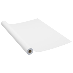 vidaXL Selbstklebende Möbelfolie Weiß 500 x 90 cm PVC Image