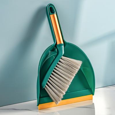 TEMU 1pc Mini Cleaning Brush And Dustpan Set, Handheld Sweeping Brush And Dustpan, Portable For Desktop, Sofa, Furniture, Travel, Camping, Home Cleaning Tool, No Battery Required, Ideal For Car Use Image