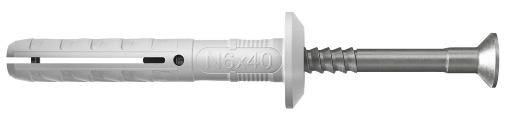 Chevilles à frapper NP nylon 8X40 boîte de 50 FISCHER 15903