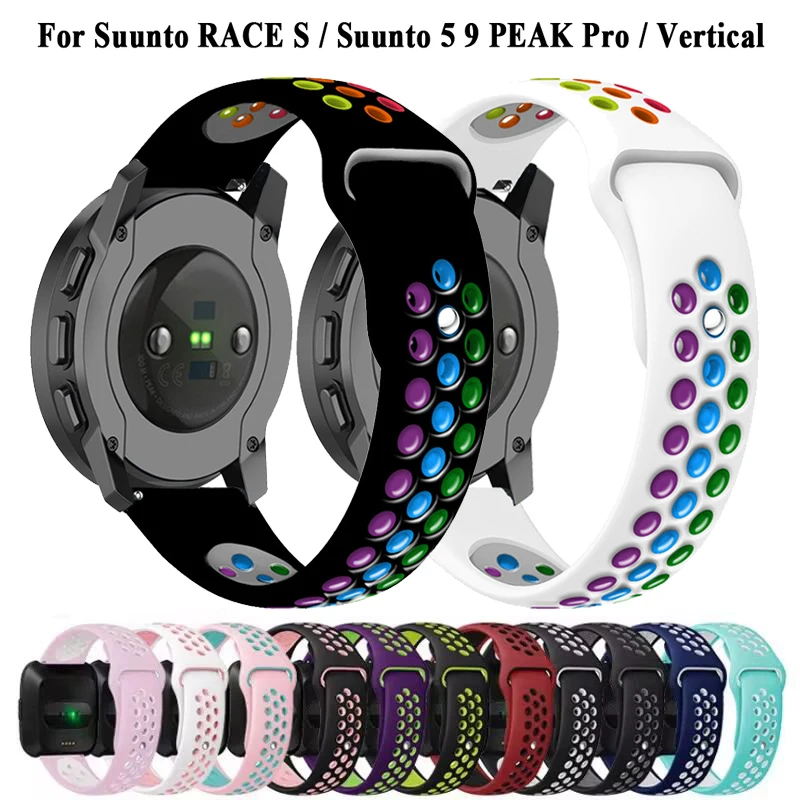 22 mm Armband für Suunto RACE S/RACE/5 Peak/9 Peak Pro/DLC Silikonarmband für Suunto Vertical/Ocean Sport Armband Image