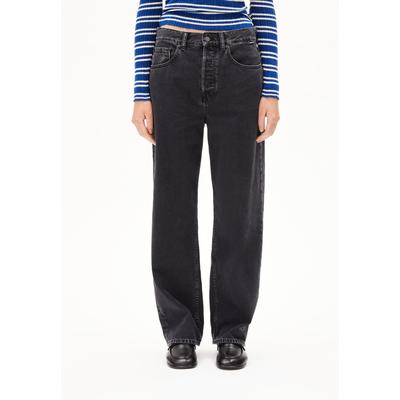 HAAYI - Frauen Baggy Fit Jeans - schwarz (Größe: 27/34)