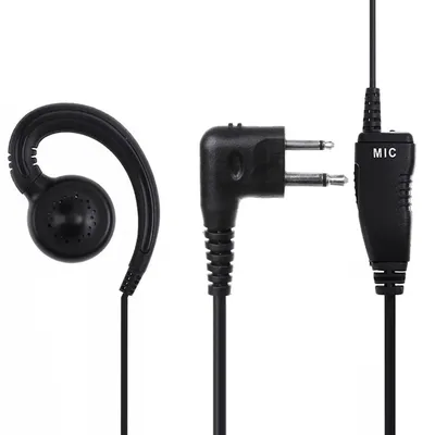 M Kopf Walkie Talkie Headset mit Mikrofon Walkie Talkie Ohrhörer Headset 180 Grad Drehung Zubehör für Motorola 2 Wege