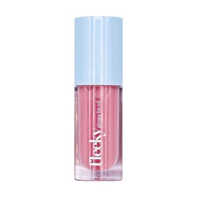 Fleeky Glowy Lip Oil - Intensive Pflege mit verführerischem Glanz Lippenöl Berry Red 5 ml Rosegold Image