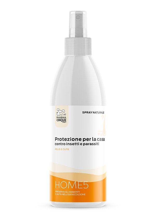 HOME5, spray naturale per ambienti con animali, oli essenziali sgradit