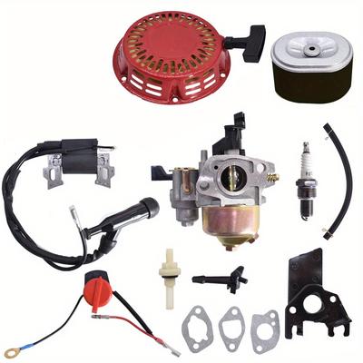 TEMU Substitute The Carburetor With Part Number 16100-zh8-w61 Or 16100-zh8-w51 For Engines Gx140, , And Gx200 With 5.5hp Or 6.5hp, Part Numbers 16100-ze1-825 Or 16100-ze1-814.