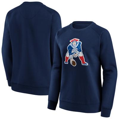 New England Patriots Rundhals-Sweatshirt mit klassischem Logo – Damen Image