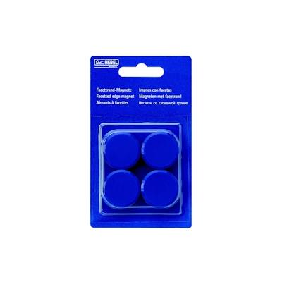 MAUL Rundmagnet 30mm Durchmesser 0,6kg Haftkraft VE=4 Stück blau Image