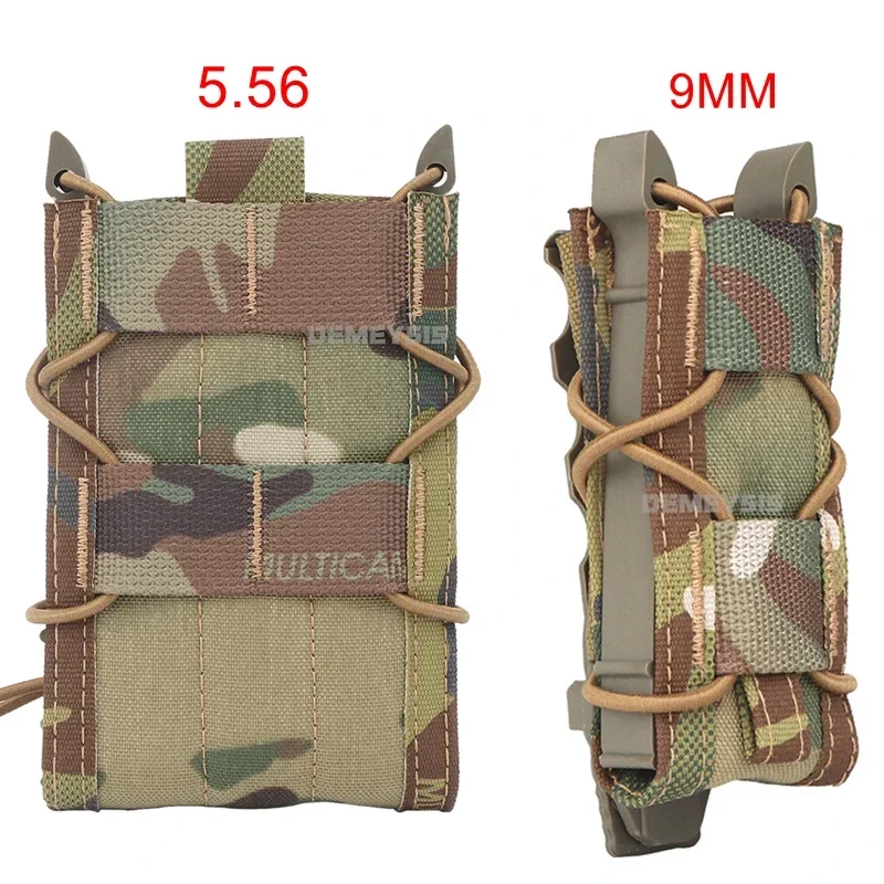 9MM 5.56 pochettes pour magazines tactique AK AR M4 AR15 sac pour magazines unique fusil pistolet Molle Mag étui pochette porte-outils de chasse