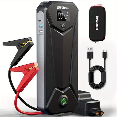 TEMU 3000a, Battery Portable Battery 12v Box For Up To 10.0l Gas Or 8.0l Engine Usb Charge, Led