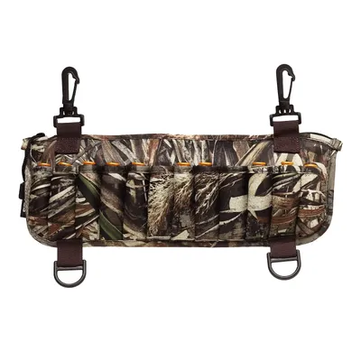 8 Fans Waders Shell Holder,Realtree Max-5 Camo Neoprene Wader Shell Clip with 24 Shell Loops for Marsh Duck Hunting