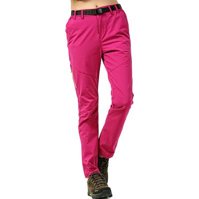 Women's Hiking Pants Trousers Solid Color Summer Outdoor Comfort Multi-Pockets Quick Dry Breathable Pants / Trousers Dark Grey Black Light Grey Rose Red Hunting Fishing Climbing L XL XXL XXXL 4XL