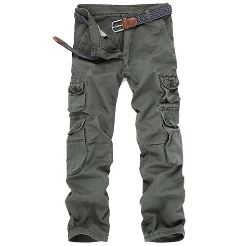 Men's Work Pants Hiking Cargo Pants Hiking Pants Trousers Camo Winter Summer Outdoor Ripstop Multi-Pockets Breathable Soft Cotton Pants / Trousers Army Green Khaki Black Coffee Work Hunting Fishing