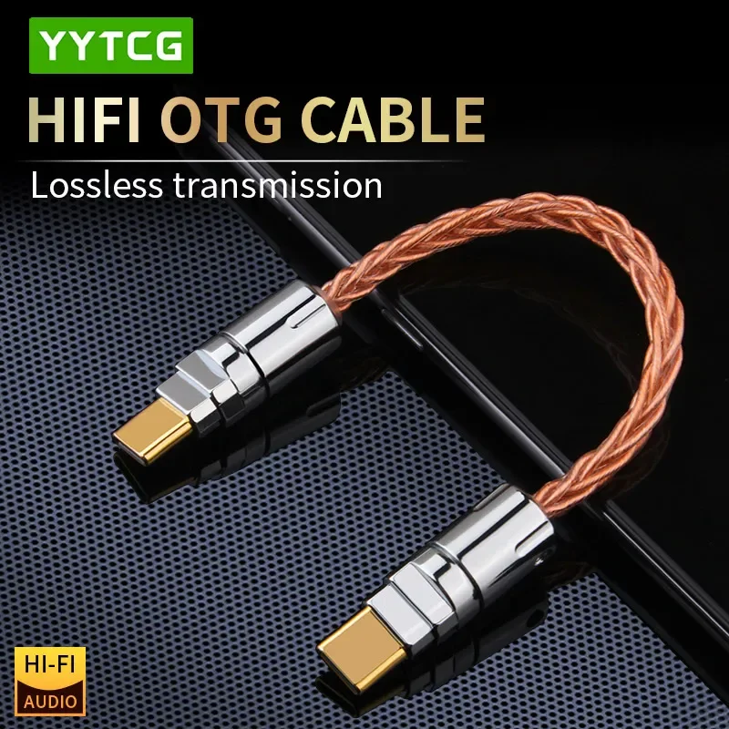 HiFi-OTG-Kabeladapter, Blitz auf Typ-C-Kabel, tragbarer DAC/Kopfhörerverstärker, OTG-Audio-Adapter für iPhone 12 Pro Max, 11 X Image