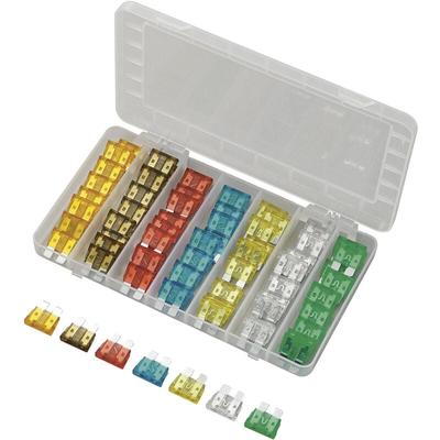 Standard Flachsicherung 5 a, 7.5 a, 10 a, 15 a, 20 a, 25 a, 30 a 70 Teile - Tru Components Image