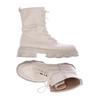 even odd Damen Stiefelette, Gr. 42, beige, Kunstleder