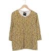 Rabe Damen Langarmshirt, Gr. 48, gelb, Baumwolle