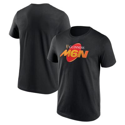 Guinness Six Nations T-Shirt mit Primärlogografik – Schwarz Image
