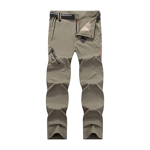 Herren Wandern Outdoor-Hose schnell trocknende 4-Wege-Stretch-Jogging-Gehhose 5x-groß schwarz Image
