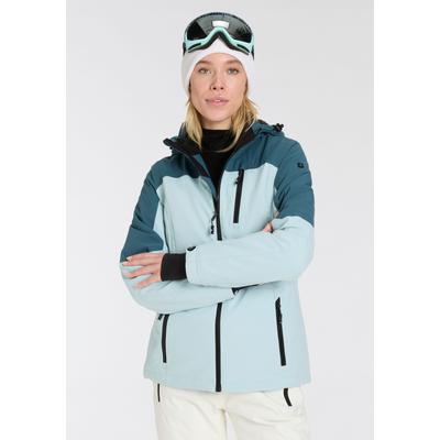 Skijacke KILLTEC "KSW 435 WMN SKI JCKT", Damen, Gr. 36, blau (hell eisblau), Obermaterial: 100% Polyester, sportlich, Jacken, Wasserabweisend & Winddicht & Atmungsaktiv Image