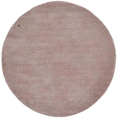 Hochflor-Teppich TOM TAILOR HOME "Shaggy Teppich Cozy", beige, H:25mm Ø:190cm, Polyester, Teppiche, Uni Farben, auch in Pastell Farben, weich & kuschelig Image