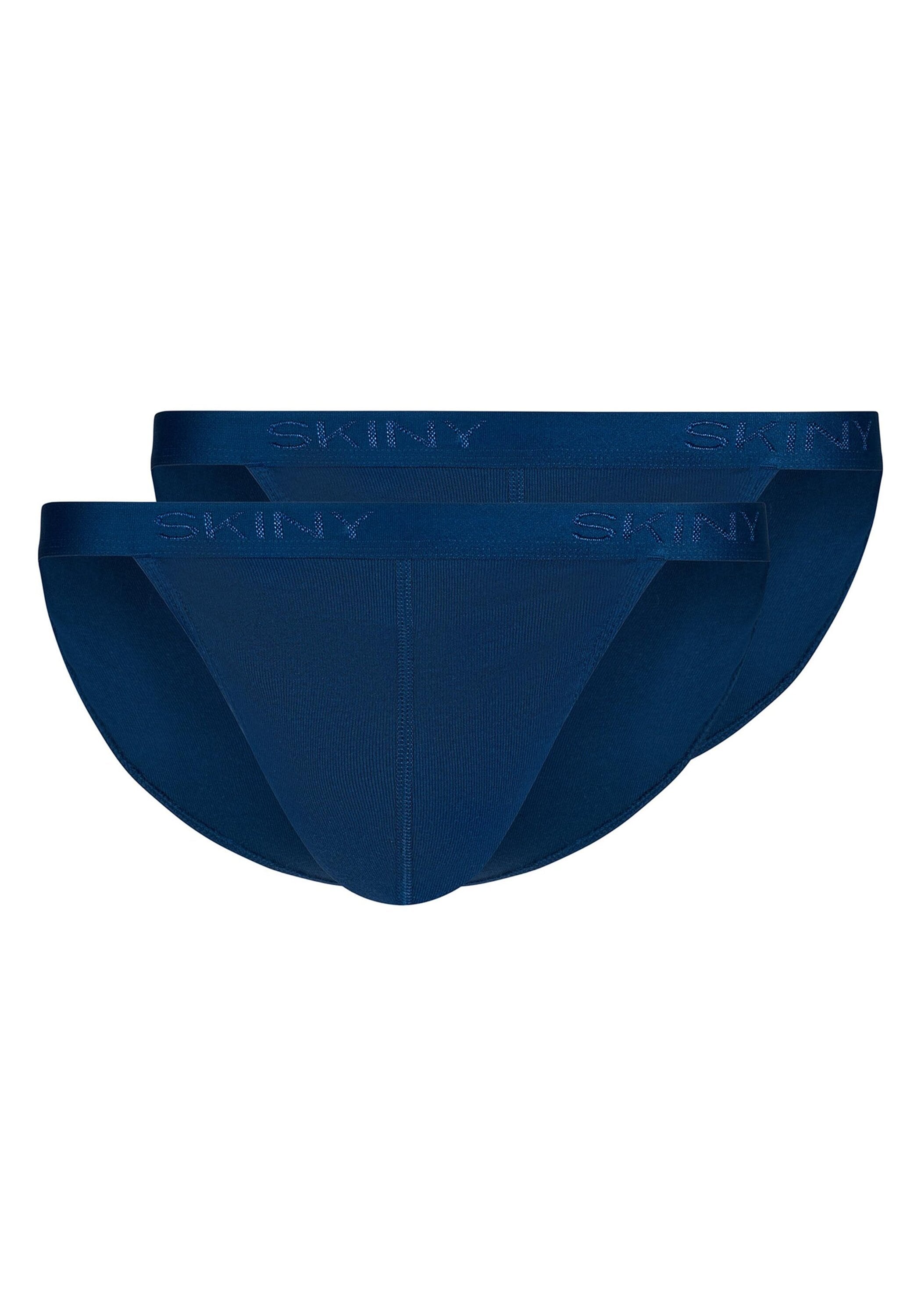 Slip SKINY "Slip 2er Pack", Herren, Gr. XXL, blau, Obermaterial: 100% Baumwolle CO., Unterhosen Slip