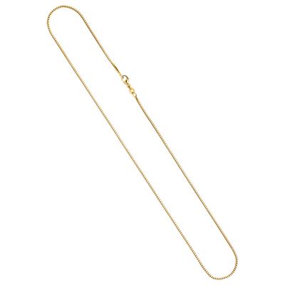 Kette ohne Anhänger JOBO "Venezianerkette", gelb (gelbgold 750), Halsketten, Damen, Gelbgold 750, L: 45cm, 750 Gold 1,2 mm 45 cm Image