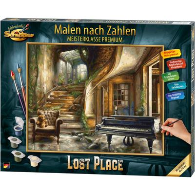Malen nach Zahlen SCHIPPER "Meisterklasse Premium - Lost Place", bunt, Malvorlagen, KinderB:52cm H:41cm, Made in Germany, B:52cm H:41cm Image