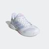 Hallenschuh ADIDAS PERFORMANCE "LIGRA 8 INDOOR", Gr. 40, weiß (cloud weiß, violet tone, clear pink), Textil, Synthetik, sportlich, Schuhe, geeignet für jeden Hallensport, Topseller