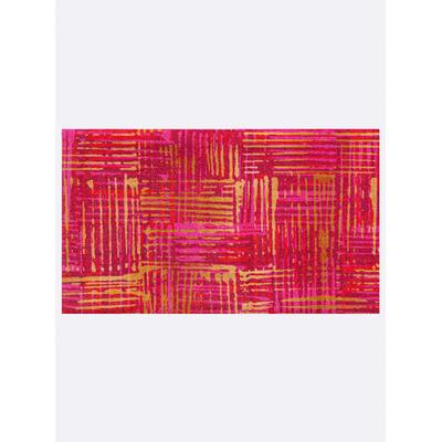 Fußmatte Gr. 2, pink (pink, gemustert), B:70cm H:7mm L:120cm, Polyamid, Kunstfaser, Teppiche Image