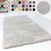 Hochflor-Teppich ESPRIT "Relaxx ESP-4150", grau (hellgrau, creme, meliert), H:25mm Ø:120cm, Kunstfaser, Teppiche, Wohnzimmer, sehr große Farbauswahl, weicher dichter Hochflor
