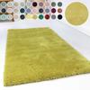 Hochflor-Teppich ESPRIT "Relaxx ESP-4150", gelb (senfgelb), H:25mm Ø:120cm, Kunstfaser, Teppiche, Wohnzimmer, sehr große Farbauswahl, weicher dichter Hochflor