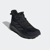 Wanderschuh ADIDAS TERREX, Gr. 44,5, schwarz (core schwarz, core schwarz, grau four), Textil, sportlich, Schuhe