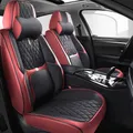 Coprisedili universali per auto cuscino del sedile in pelle Nappa durevole completamente coperto per SUV berlina 90% Include copertura anteriore e posteriore