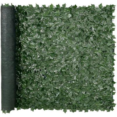Mophorn - vevor Sichtschutzzaun aus Efeu, 1500 x 2490 mm, Sichtschutz, Efeuzaun mit Image