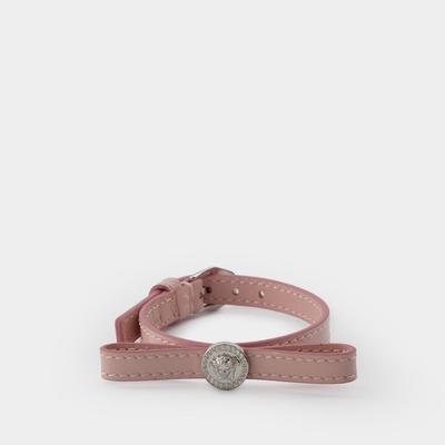 Gianni Ribbon Armband - Versace - Leder - Pink