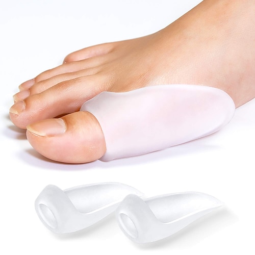 Gel-Ballenschutzschild, 10er-Pack Ballenpolster und -kissen, Ballenschutz für den großen Zeh, lindert Fußschmerzen durch Reibung, Scheuern und Druck Image