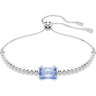 Armband SWAROVSKI "Schmuck Geschenk Armkette Matris Tennisarmband, 5693411, 5693412" Gr. M, bunt (metallfarben, kristall