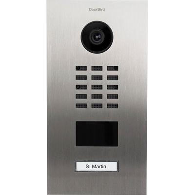 DOORBIRD Überwachungskamera "IP Video Türstation D2101V", silber (silberfarben), B:13,1cm H:25,3cm T:4,88cm, Überwachungskameras