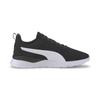 Trainingsschuh PUMA "Anzarun Lite Sneakers Erwachsene", Gr. 48.5, schwarz-weiß (schwarz, weiß), Obermaterial: Textil, Synthetik; Futter: Textil; Innensohle: Textil; Laufsohle: Synthetik, Schuhe