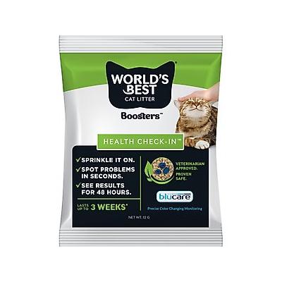 World's Best Boosters Health Check-In Cat Litter Additive, .42-oz bag, 10 count