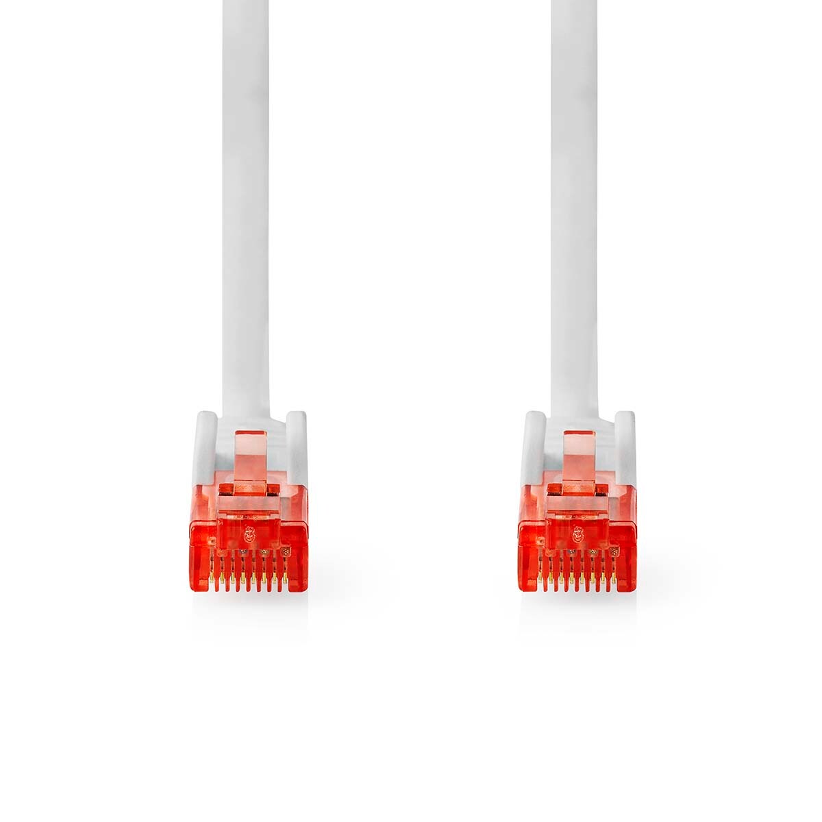 Nedis CAT6-Netzwerkkabel - RJ45 Stecker - RJ45 Stecker - U/UTP - 30.0 m - Rund - PVC - Weiss - Label Image