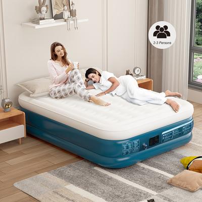TEMU Easy-inflate Mattress With Electric Pump - Portable, Self-inflating & Folding Design For Home, Camping & Rv Use - Includes Repair Kit & Storage Bag, Easter, , Valentine's, Day, Image