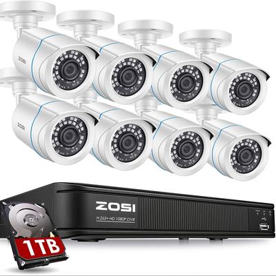 TEMU Zosi H.265+ 5mp Dvr 8ch Dvr 1080p