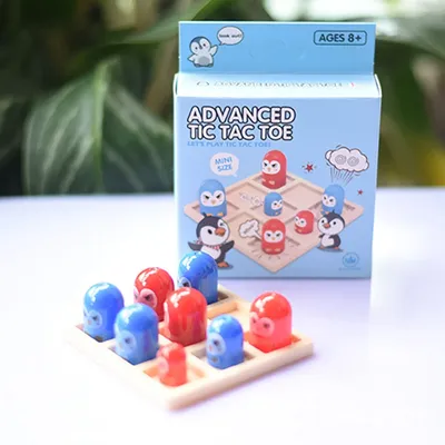 1pc Tic Tac Game For Kids Stacking Cup Tabletop Game Interactive Toy Educational Board Games