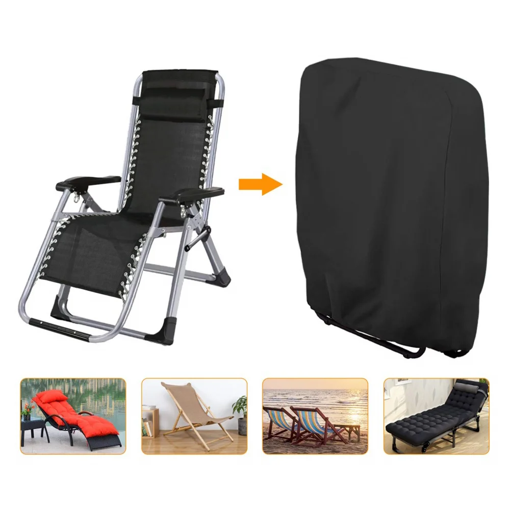 Outdoor Klappstuhl bezug, staub dicht Allwetter UV-beständig Rasen Terrasse Strandkorb bezug Klappstuhl nicht enthalten