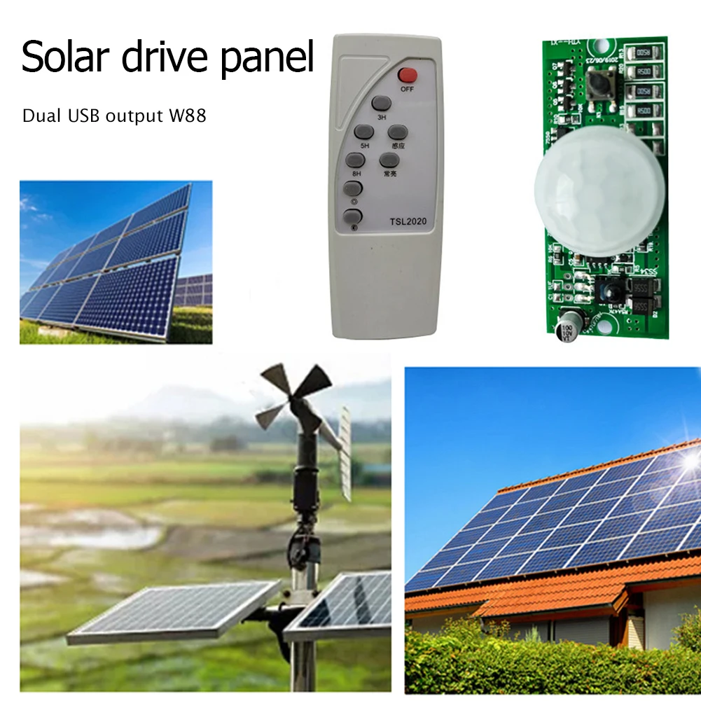3,2 V 3,7 V Fernbedienung Pir Body Sensor Solar integrierte Licht platine Solar kleine Straßen laterne Controller Image