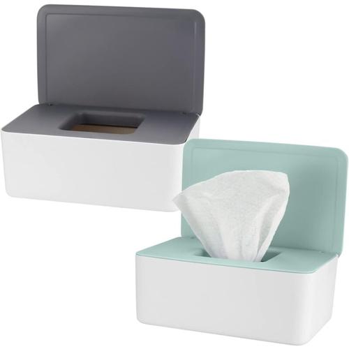 Ahlsen - Stück Feuchttücherbox, Feuchttücherbox mit Deckel, Spender für Feuchttücher,