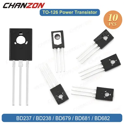 10Pcs Bd237 Bd238 Bd679 Bd681 Bd682 ZU-126 Power Transistor Neue Und Original-Single Triode Rohr Assorted Integrierte schaltung BJT Image