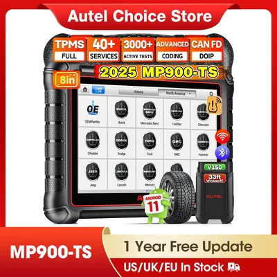 Autel MaxiPRO MP900-TS Auto TPMS Diagnostic Tools Car OBD2 Scanner Programming ECU Coding Active
