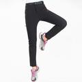 Per donna Pantaloni da escursionismo Estate Esterno Impermeabile Antivento Delicato sulla Pelle Asciugatura Rapida Pantaloni Lilla Nero Elastene Campeggio / Escursionismo Caccia Pesca S M L XL XXL
